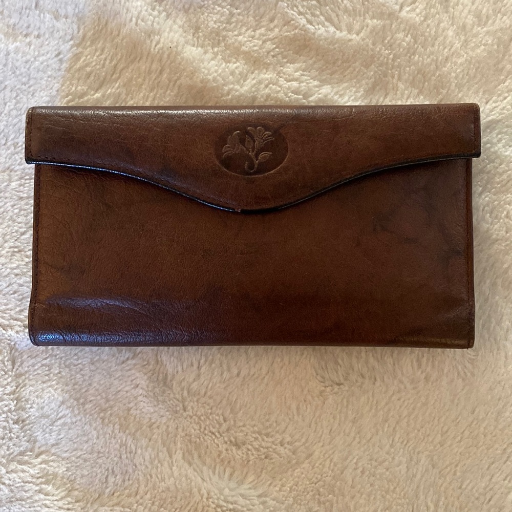 Buxton Brown Leather Wallet